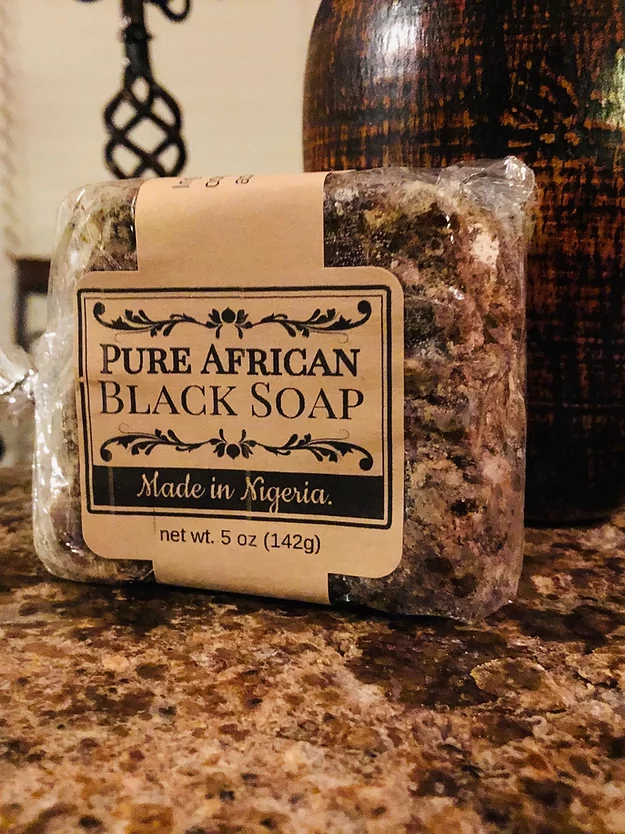 Original Raw African Black Soap - Image 2